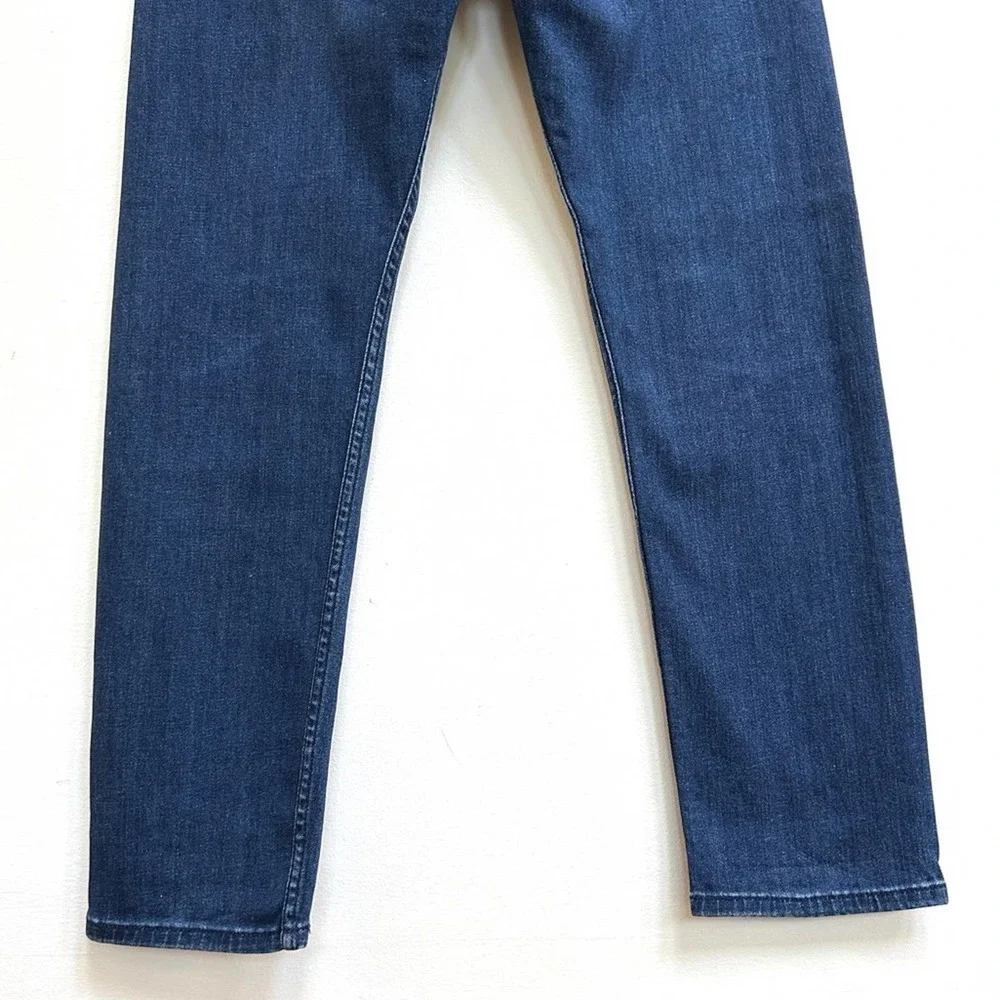 Levi’s 502 Taper Flex Men's Blue Stretch Jeans in Dark Wash, Size 31x30